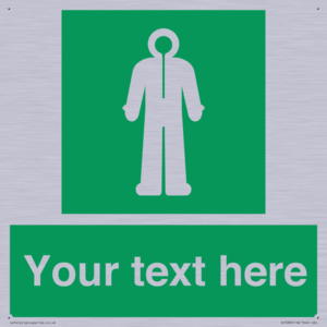 Custom sign safe condition Survival clothing